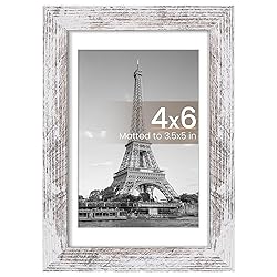 upsimples 4x6 Picture Frame, Display Pictures 3.5x5