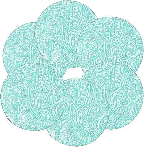 Lizimandu Untersetzer 6er-Set – Gummiuntersetzer, schützen Möbel vor