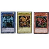 Yu Gi Oh Legendary Collection Ultra Rare God Card Set of 3 Egyptian God Cards Slifer, Obelisk Ra (Limited Edition) Ultra Rare Version