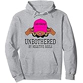 Unbothered Sassy Black Woman African American Afro Queen Pullover Hoodie