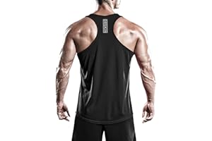 DRSKIN Men's 4, 3 or 1 Pack Tank Tops Sleeveless Shirts Y-Back Muscle Mesh Gym Training Athletic Workout Dry Fit