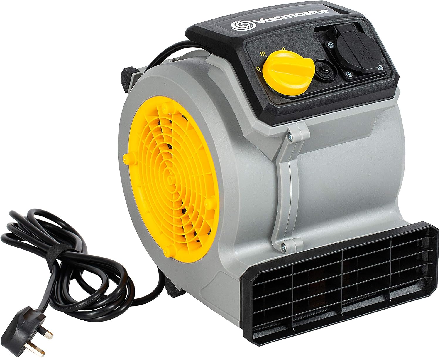 Vacmaster Air Mover Floor Fan. Low Noise, 3 Speed, Centrifugal Blower Fan. Energy Saving