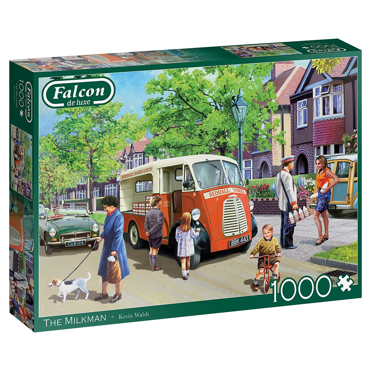 Jumbo, Falcon de luxe - The Milkman, Jigsaw Puzzles for Adults, 1,000 piece
