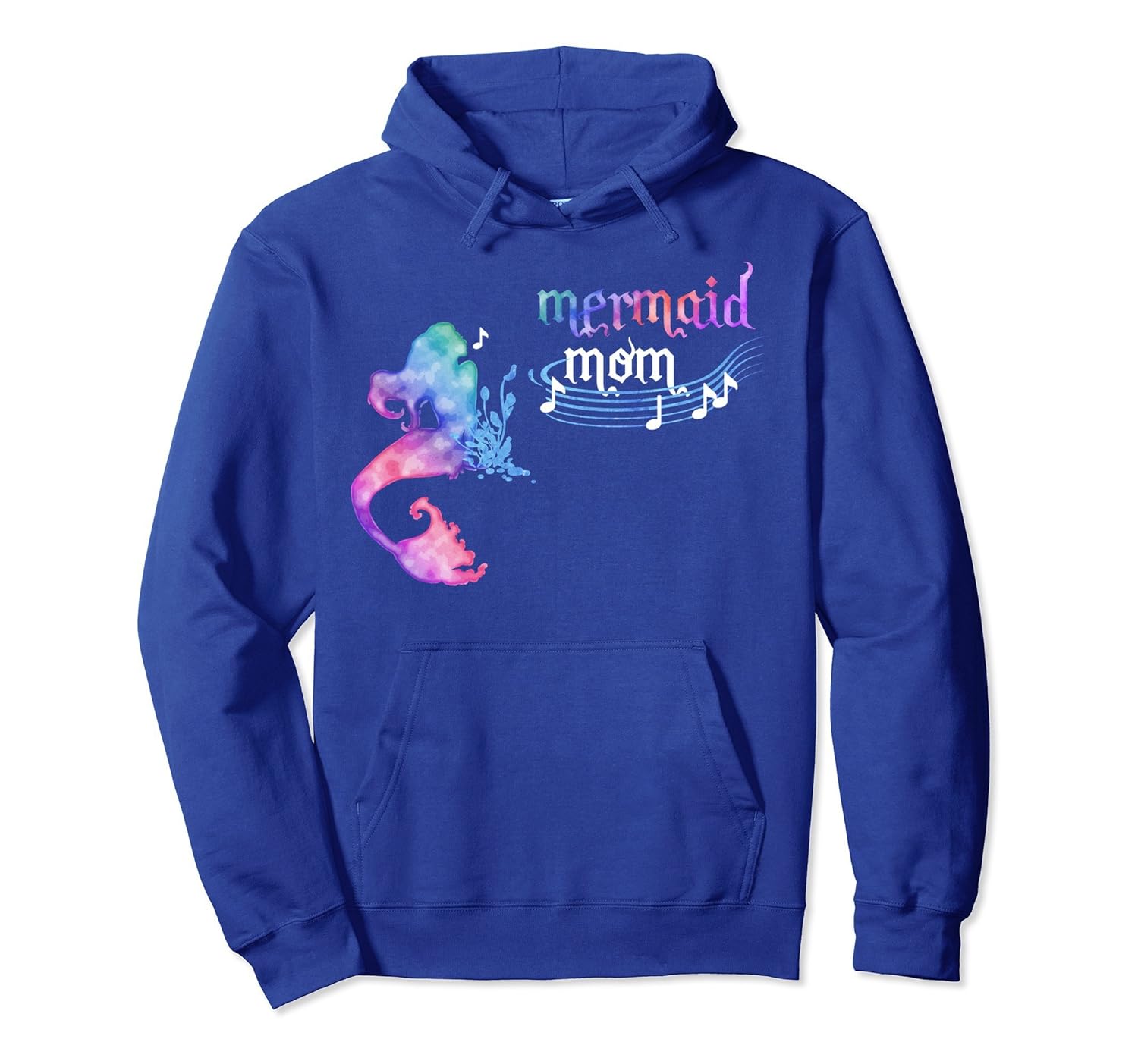 Mermaid Mom Funny Mermom Hoodie Personalized Birthday Gift-anz