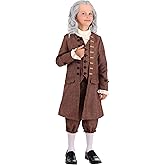 Kids Benjamin Franklin Colonial Costume Boys American Revolution Benjamin Franklin Costume