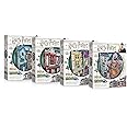 Wrebbit 3D - Harry Potter Diagon Alley Collection 3D Jigsaw Puzzles - Ollivander’s Wand Shop, Quality Quidditch Supplies, Madam Malkin’s and Weasleys’ Wizard Wheezes -Bundle of 4- Total of 1175 Pieces