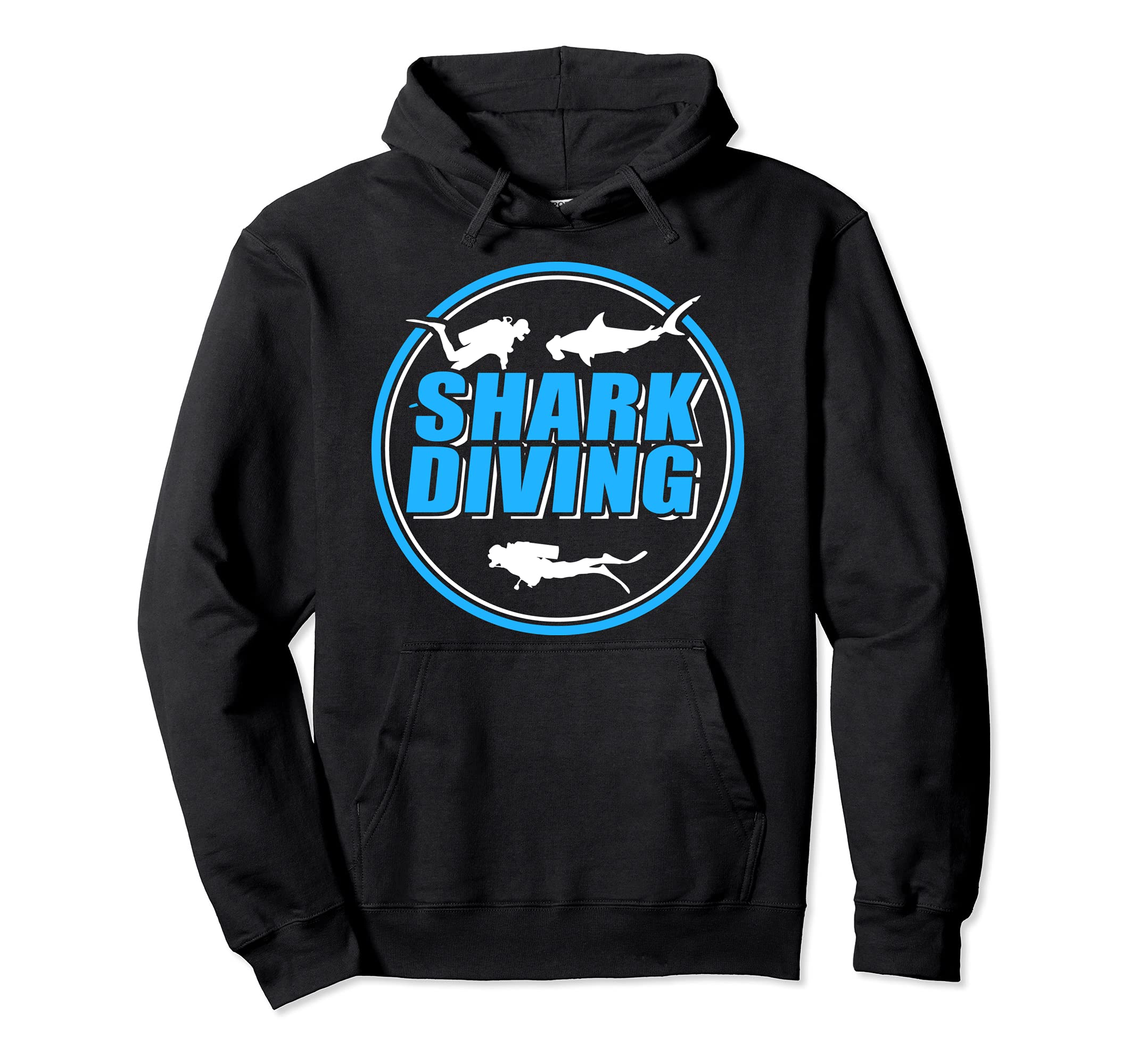 Diving with sharks - Shark Diving Pullover Hoodie