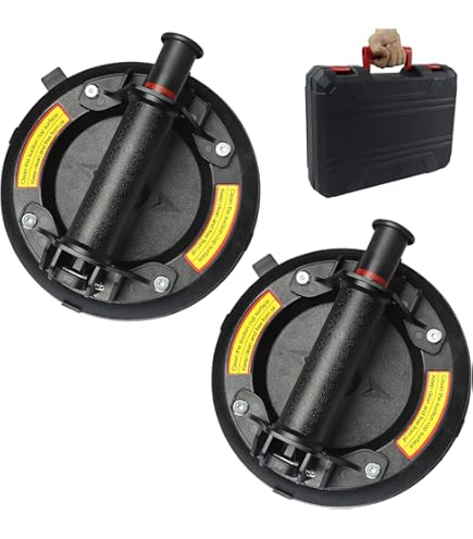 DEWINNER 8 Inch Electric Suction Cup, 600lbs Max Load Capacity