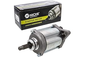NICHE Starter Motor Assembly High Torque for Honda FourTrax Foreman Rancher 420 Pioneer 500 31200-HP5-601