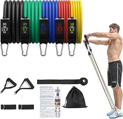 VANUODA Bandas Elásticas Fitness Resistencia, Set 11 Cintas ...