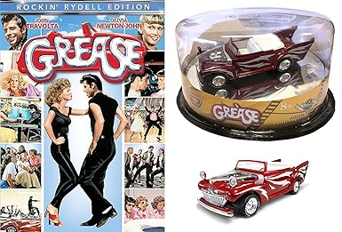 Amazon Com Greased Lightning Set Grease Dvd Rockin Rydell Edition With Motor Max Reel Rise Limited Edition 1948 Ford1 43 Die Cast Car Bundle Movies Tv