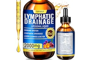 Lymphatic Drainage Drops with Echinacea, Burdock, Cleaver Herb, Sugar Free, Gluten Free, 60 mL