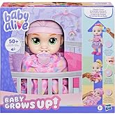 Baby Alive Baby Grows Up, LaLa GooGoo, Milestones and Baby's First Tooth, Interactive Doll for Girls and Boys Ages 3+