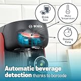 Tassimo by Bosch Finesse TAS16B3GB Coffee Machine Red 1400W 0.7L view 3