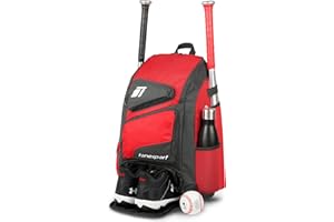 Tonesport Baseball Bag - Backpack for Baseball, Softball, Tball - Adults & Youth Bat Bag