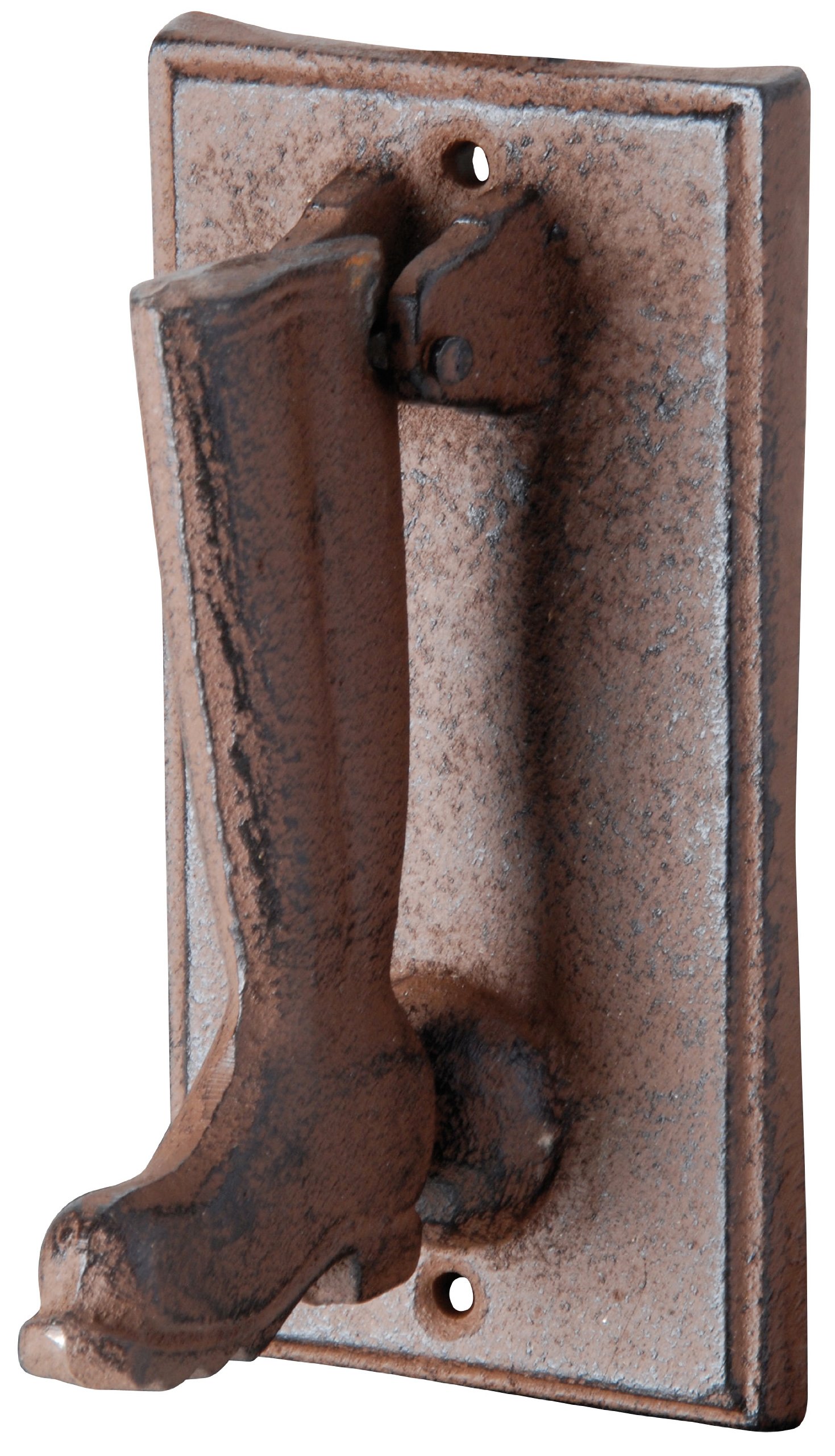 Fallen Fruits DB54 Cast Iron Wellie Boot Door Knocker - Brown