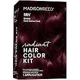 Madison Reed Radiant Hair Color Kit - 5RV Dark Garnet Red with Vibrant Red Violet Tones (Rimini Garnet) Vivid Color Permanent Hair Dye, PPD-Free & Ammonia-Free, 1 Pack