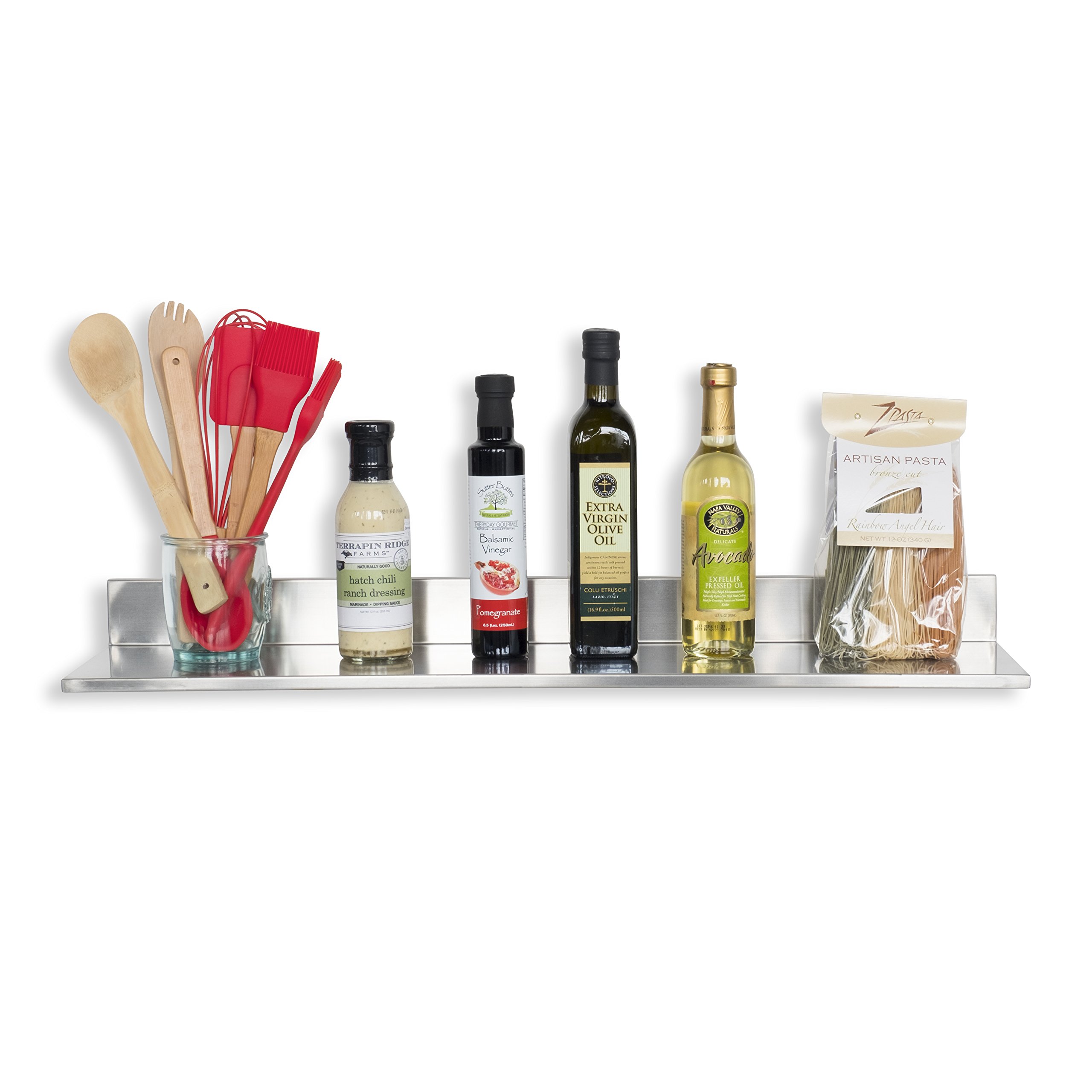 Durable StainlessSteel Wall Mountable 30.5 Inch Kitchen Shelf for