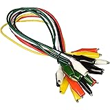 Elenco TL-6 Alligator Lead Set, 10-Piece, 14 inches