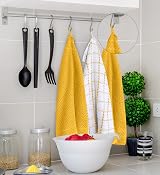Utopia Towels 12-Pack Kitchen Towels 38x64 cm 100% Ring Spun Cotton Yellow view 7