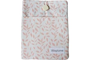 Wisplume Padded eReader Sleeve Tablet Bag Pouch for eReader Paperwhite, Colorsoft,Signature Edition, Voyage,Scribe/Kobo eReader,Book Protector for Paperbacks and Small Hardcovers(Orange, Medium)