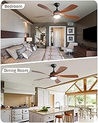 CACI Mall 52 inch Ceiling Fans with