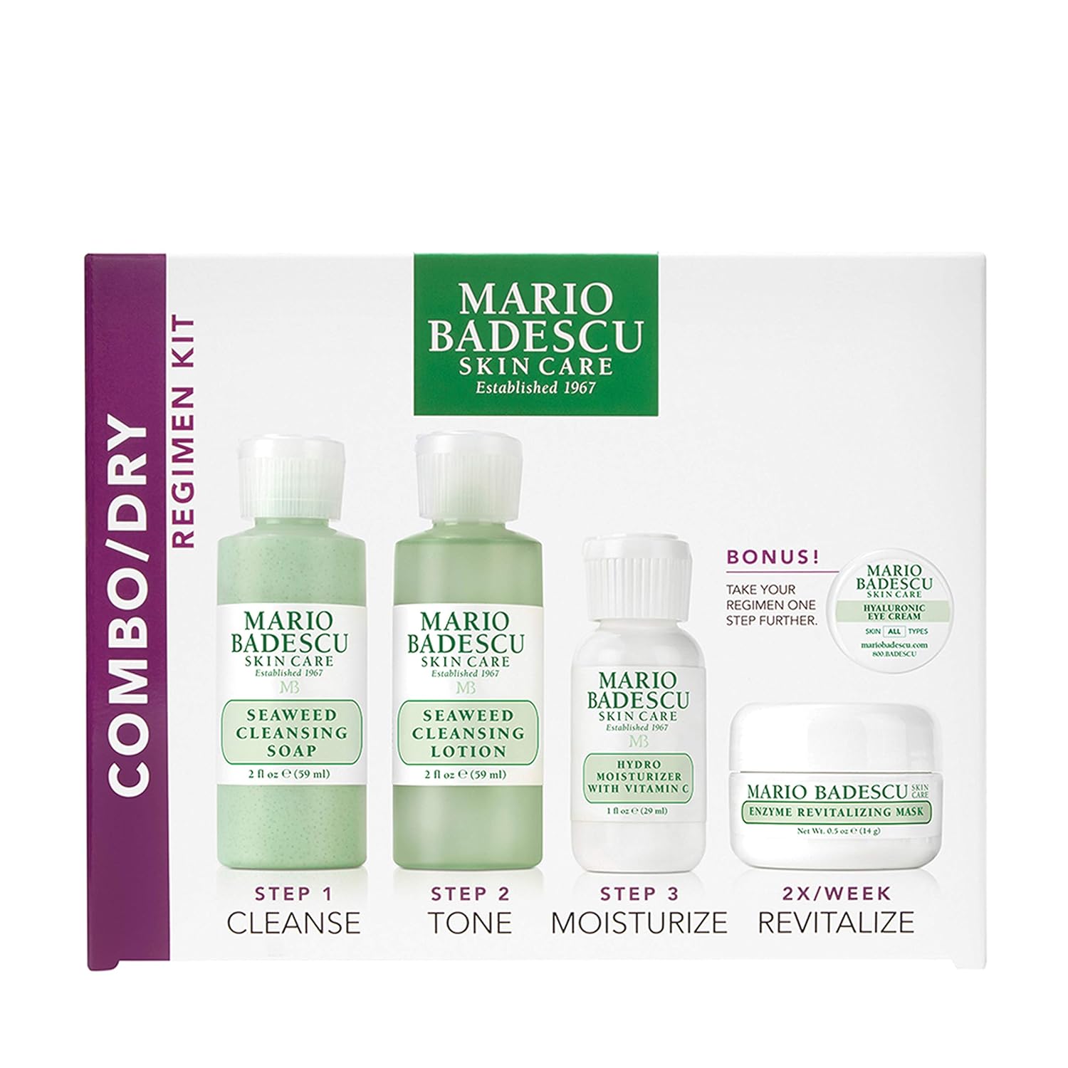 Mario Badescu Combo/Dry Regimen Kit: Premium Beauty