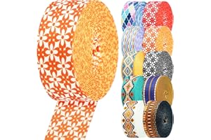 YOGHAVRS Nylon Webbing 1.5 Inch Printed Nylon Webbing Strap 3.3 10 Yards Multicolor Heavy Duty Thicken Webbing Ribbon Strapping for Backpack Bags, Seatbelt,Clothing Sewing, DIY Crafts & Projects Supplies