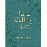 Jesus Calling, Large Text Teal Leathersoft, with Full Scriptures: Enjoying Peace in His Presence (A 365-Day Devotional)