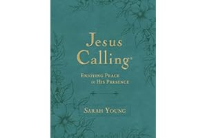 Jesus Calling, Large Text Teal Leathersoft, with Full Scriptures: Enjoying Peace in His Presence (A 365-Day Devotional) – The Perfect Christian Christmas Gift
