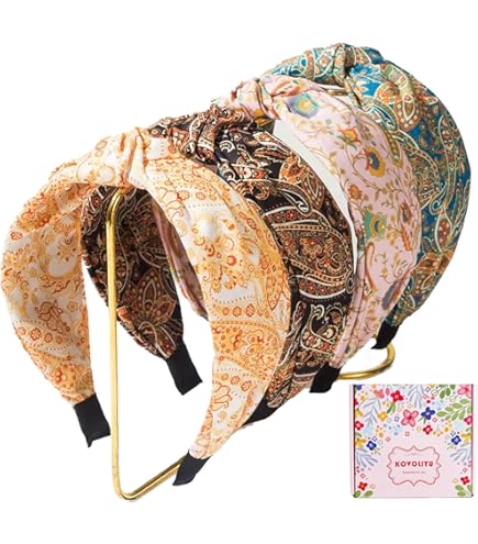 Headbands For Ladies, Wide Headbands For Women, Elastic Knotted Head Wrap, Solid Color Hair Band, Stretchy Turban Headband, Gym Sport Hair Accessories From Hltrading, $1.1 - View #6