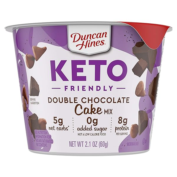 DUNCAN HINES KETO FRIENDLY DOUBLE CHOCOLATE CAKE MIX...