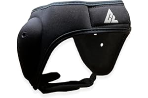 Wrestling Headgear, BJJ Headgear, Grappling Headgear | Adjustable Head & Chin Straps with Hard Durable Ear Cups | Head Gear E