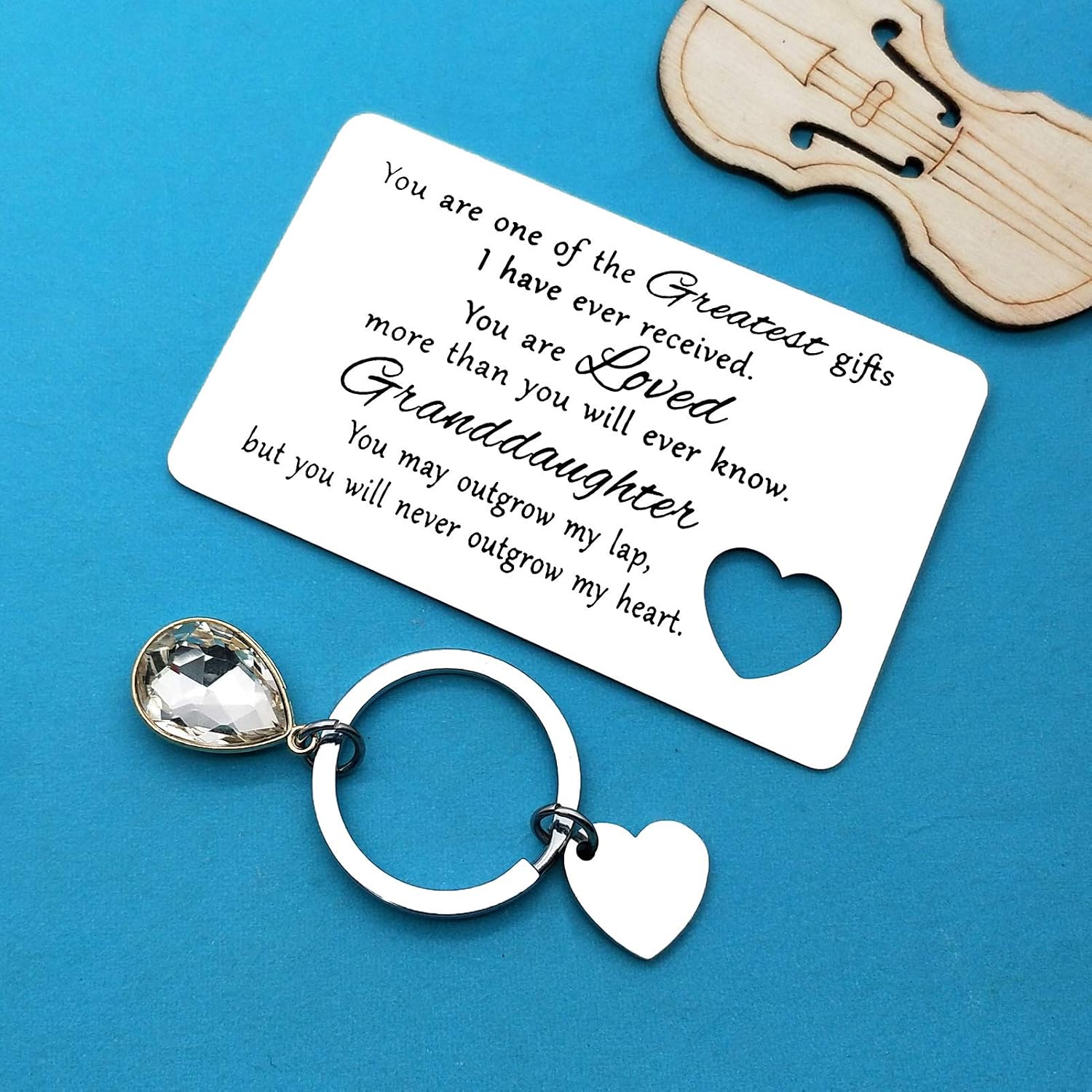 Granddaughter Gifts from Grandma Grandad Wallet Insert Card for Granddaughter You are Loved more than You will Ever Know Christmas Birthday Card Gifts for Granddaughter - Image 5