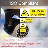 Conjured CCTV Stickers 5-Pack Security Signs for Office Home Car Vehicles view 5