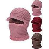 3 Pcs Balaclava Ski Mask Winter Full Face Mask Cover for Men Women Windproof Warm Face Cover for Cold Outdoor Activity