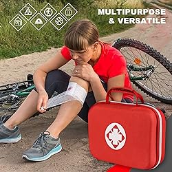 299PCS First Aid Kit Portable Red Camping