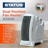 Status Portable 2kW Dual Position Fan Heater FH2P-2000W1PKB view 6