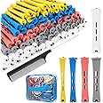SPTHTHHPY Hair Roller Set, 100 PCS Perm Rods with 5 Sizes Hair Curler for Women Long Short Hair DIY Hairdressing Styling Tools