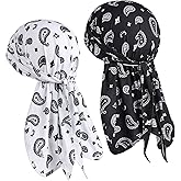 Bandanas Skull Cap for Men Women 3-in-1 Breathable Helmet Liner Neck Widening UV Sun Protection Neck Drape Do Rag Cycling Cap