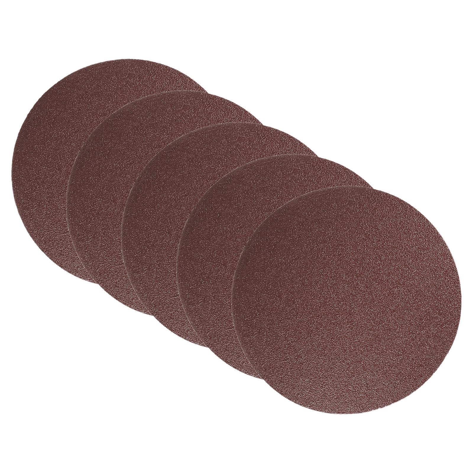 CoCud Hook and Loop Sanding Discs, 8 Inch 200mm Sandpapers 40 Grit Aluminum Oxide Flocking Sandpaper - (Applications: for Wood Metal Drywall), 5 Pieces