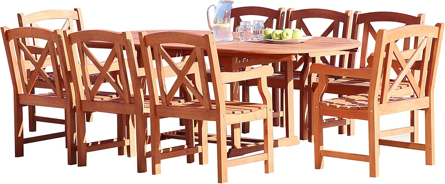 Best 9 Piece Outdoor Dining Table Set