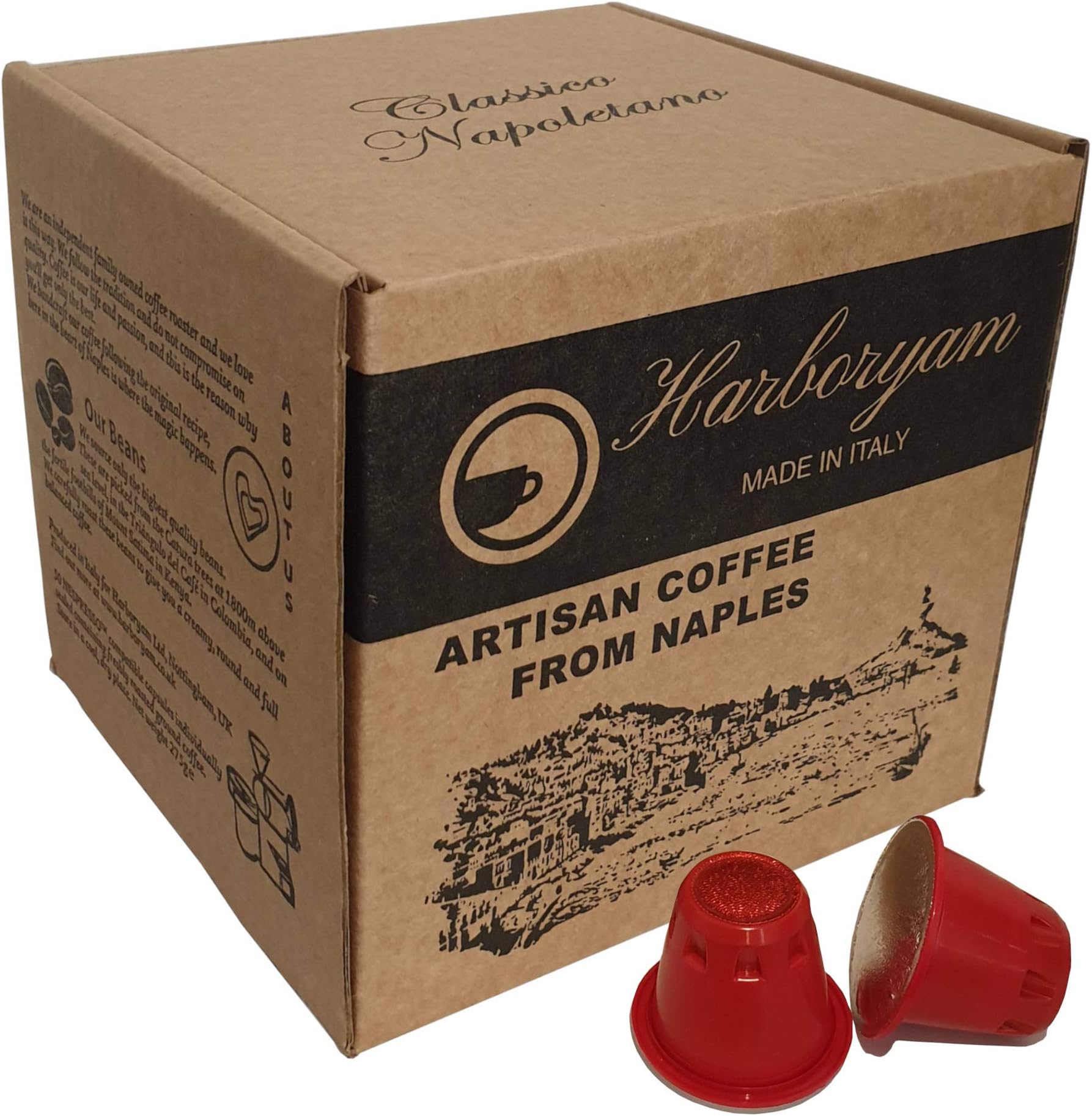 Nespresso Compatible Capsules - Classic Blend traditionally Made in Italy (100cps)