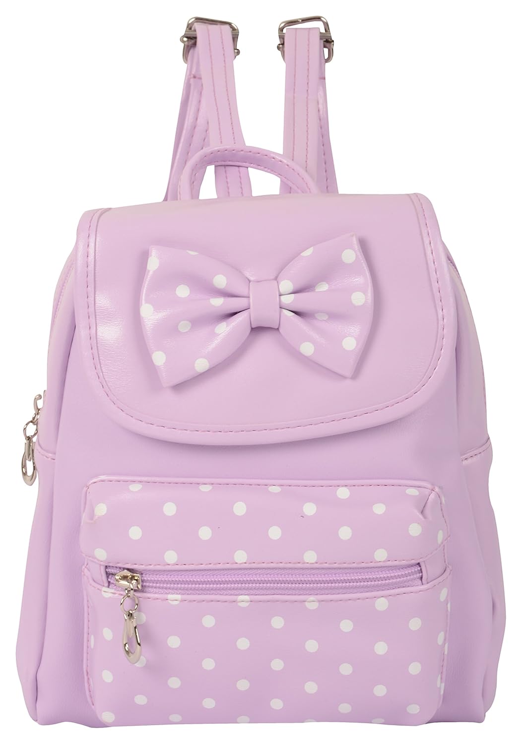 shopigator women's purple pu backpack(small)