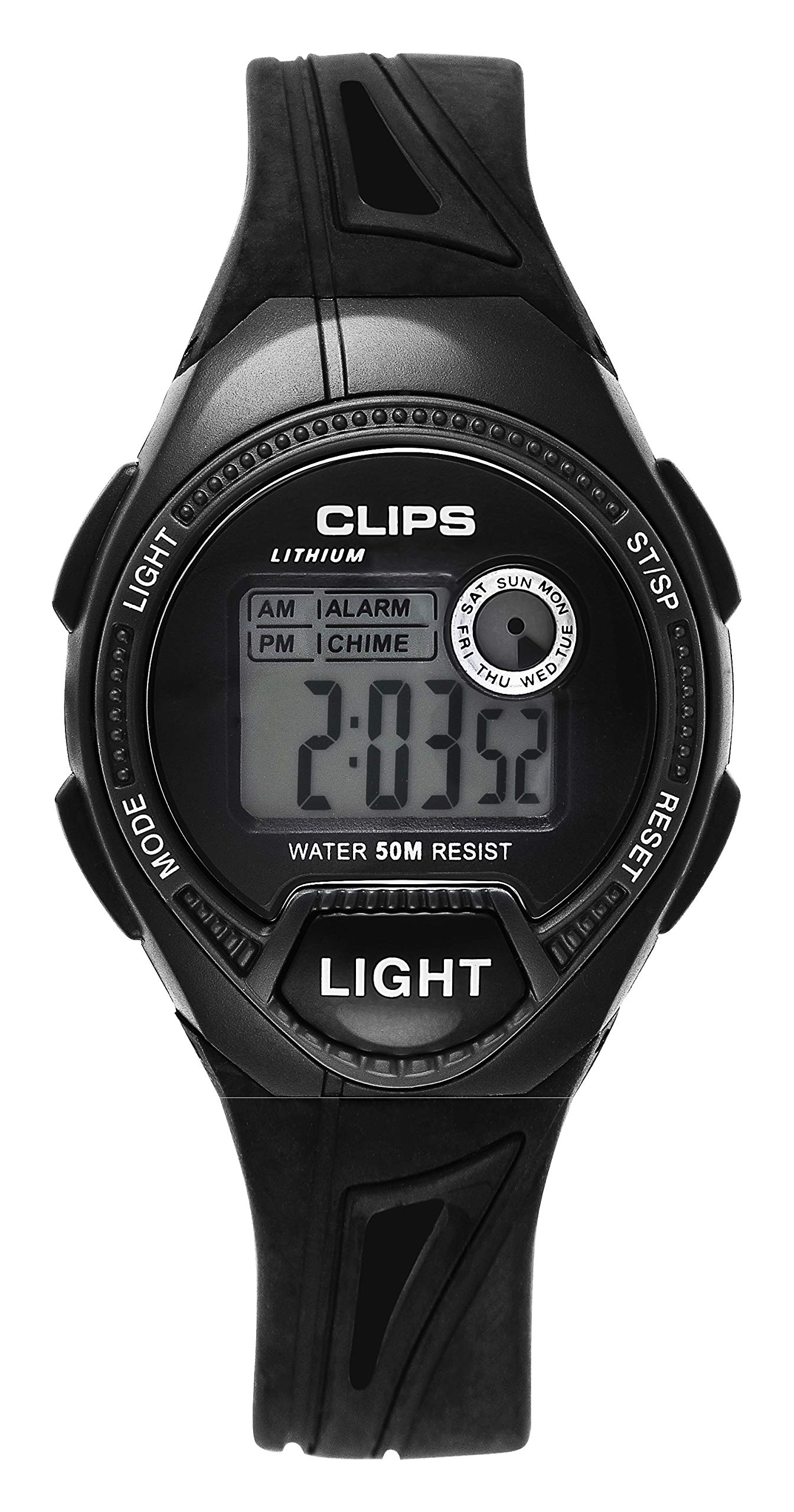 Clips Men's Quartz Watch 539-6004-44 with Rubber Strap