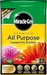 Miracle-Gro Premium All Purpose Compost 50L Yellow Bag