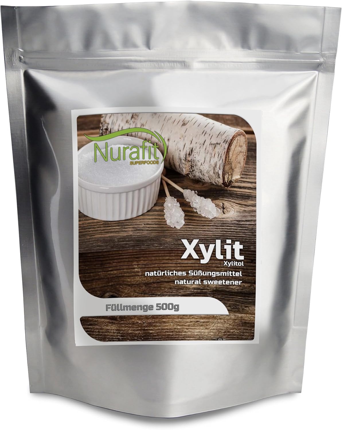 NuraFit Xylitol Natürlicher Zuckerersatz 40 weniger Kalorien Feiner Xylit Zucker aus