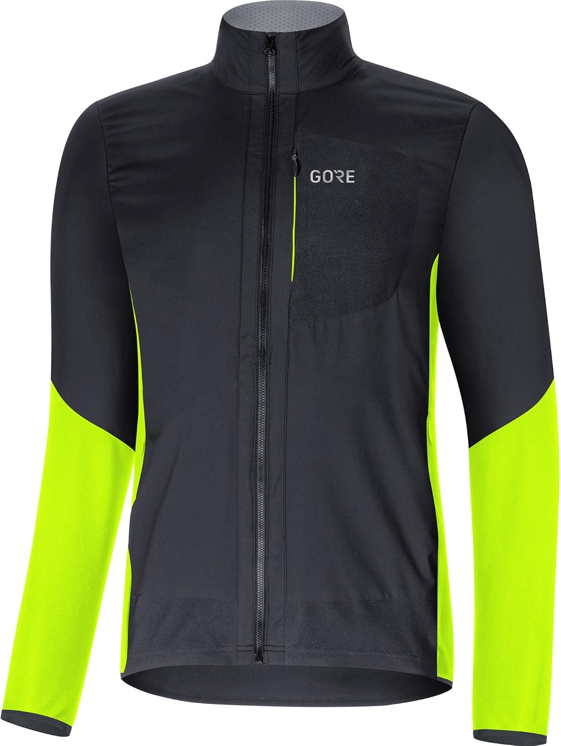 Gore Wear Men's C5 Windstopper Insulated Cycling Jacket Black/Neon