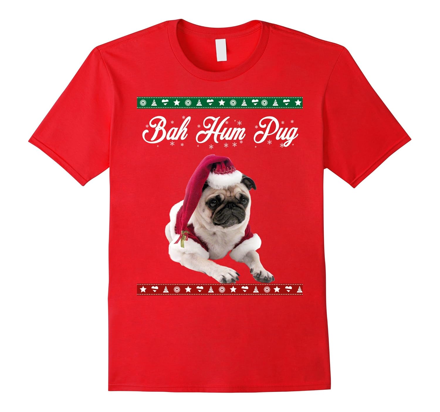 Funny Christmas Pug Shirts Bah Hum Pug Dog Lover-ANZ