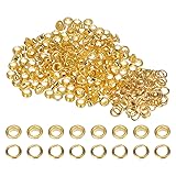 HARFINGTON 200 Set Color Round Grommets 6mm